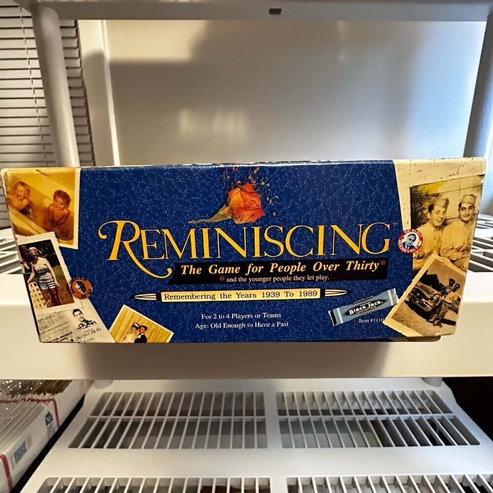 REMINISCING - THE GAME FOR PEOPLE OVER THIRTY, NOSTALGIA 1939-1989